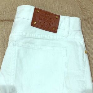 Tory Burch white jeans